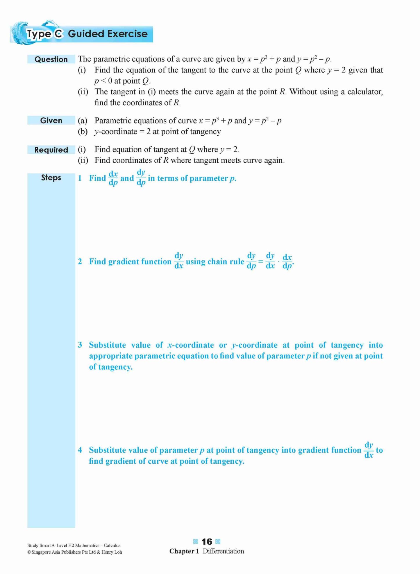 STUDY SMART A-Level H2 Mathematics Calculus