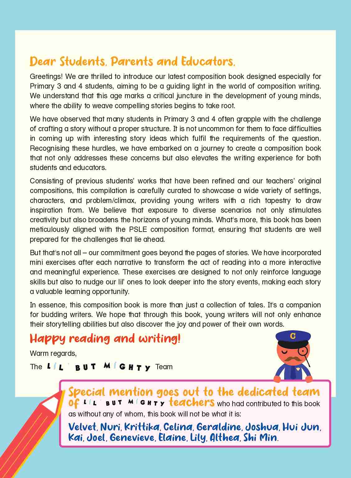 Super Skills with LIL’ BUT MIGHTY Guided Model Compositions Primary 3 and 4