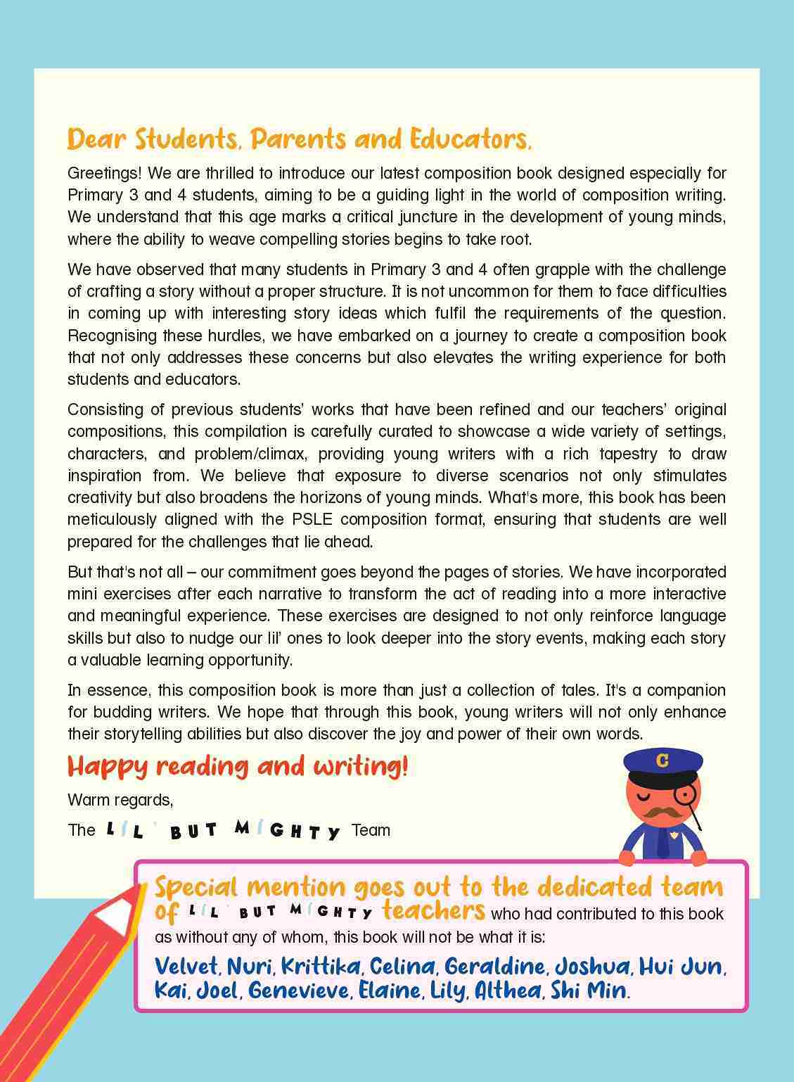 Super Skills with LIL’ BUT MIGHTY Guided Model Compositions Primary 3 and 4