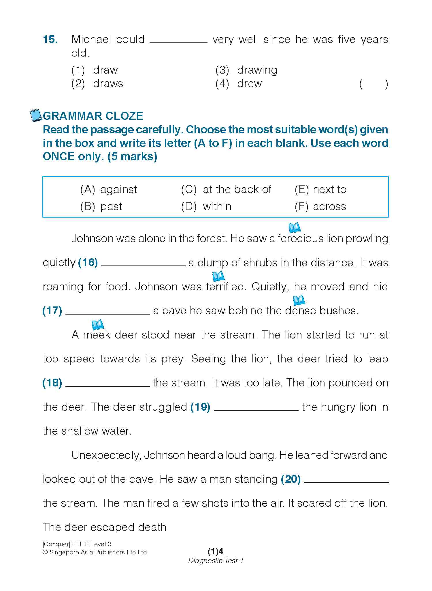 Conquer ELITE (English Language In-depth Tests and Evaluation) PRIMARY LEVEL 3
