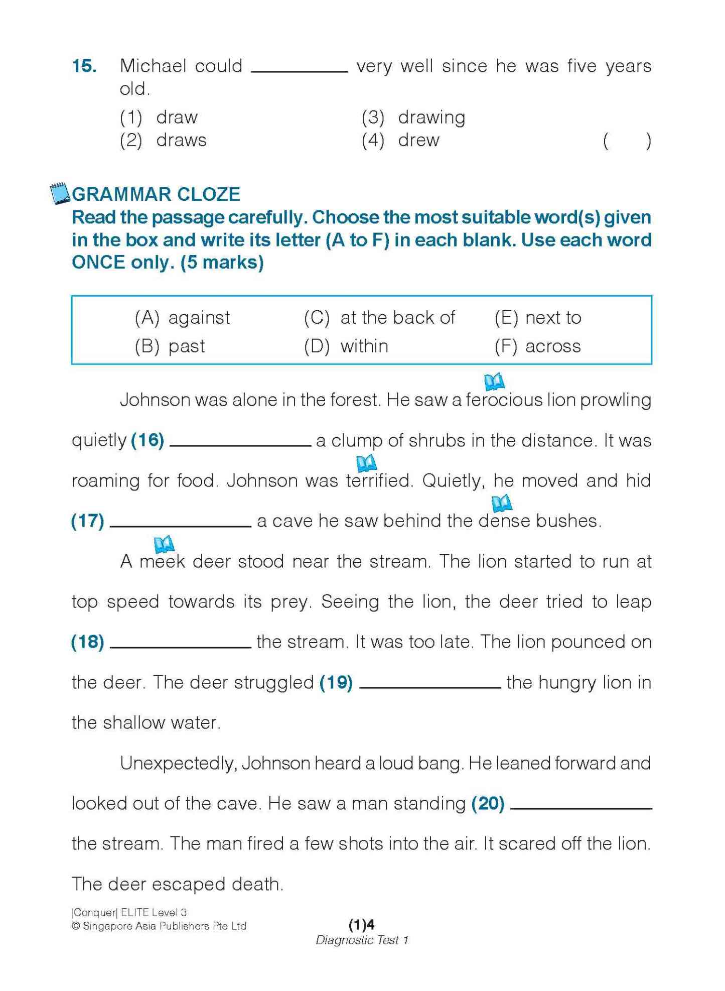 Conquer ELITE (English Language In-depth Tests and Evaluation) PRIMARY LEVEL 3
