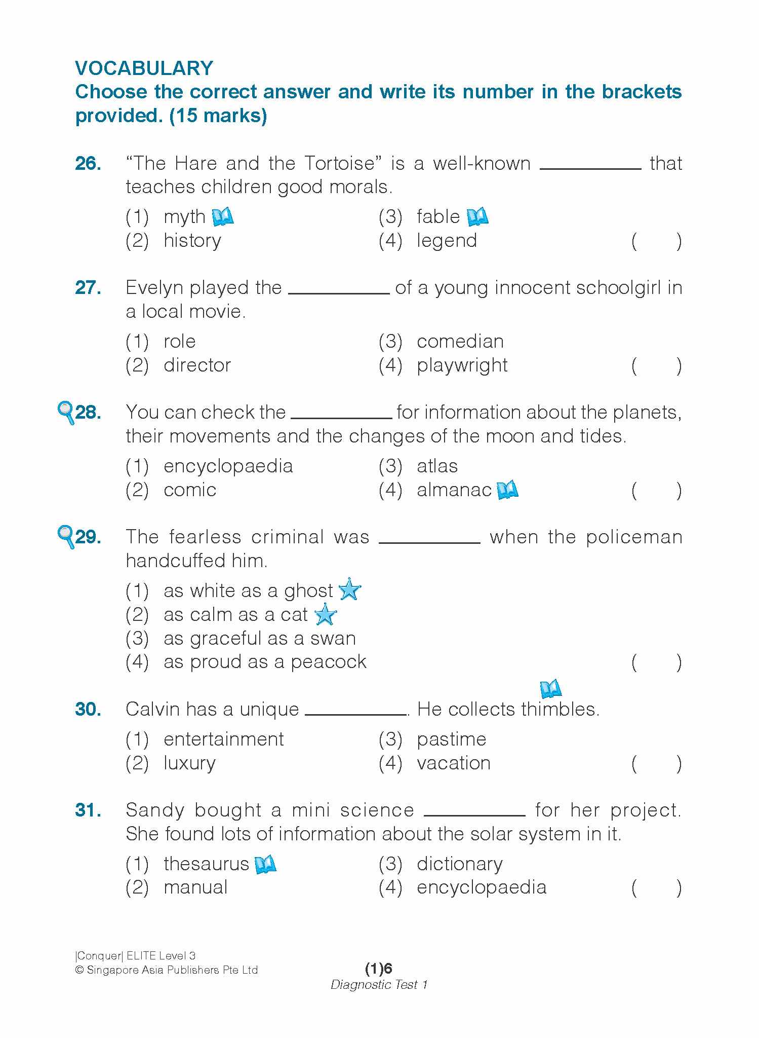 Conquer ELITE (English Language In-depth Tests and Evaluation) PRIMARY LEVEL 3