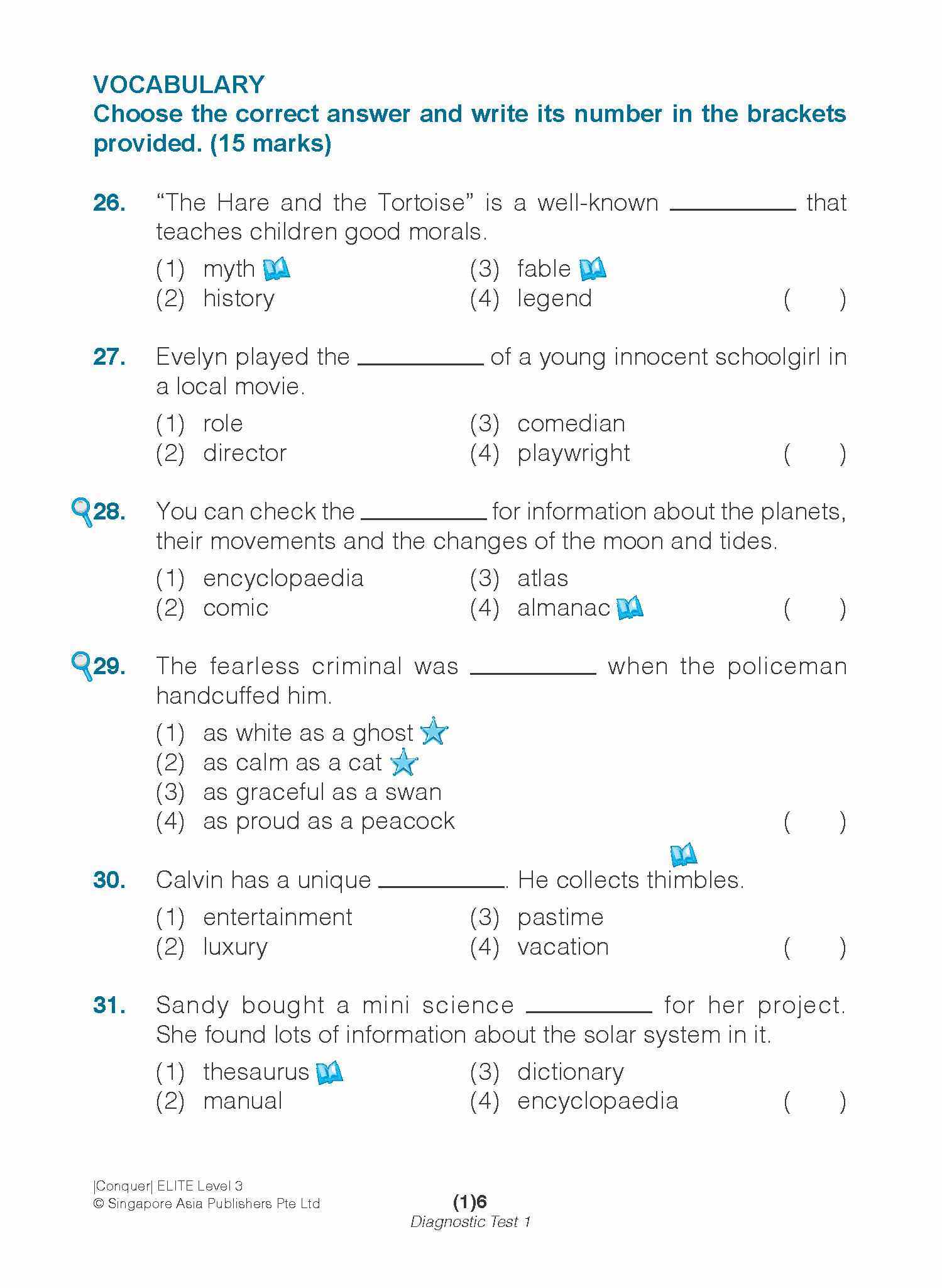 Conquer ELITE (English Language In-depth Tests and Evaluation) PRIMARY LEVEL 3