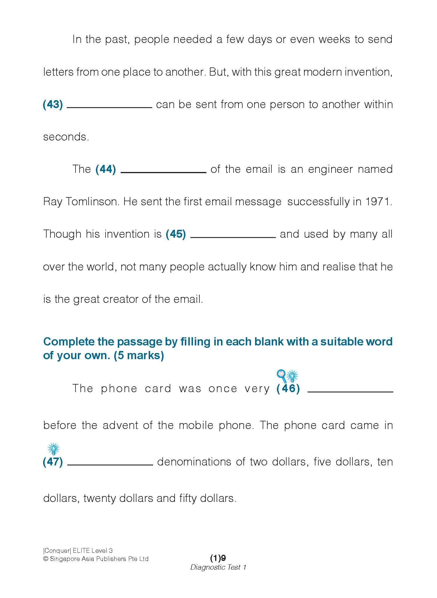 Conquer ELITE (English Language In-depth Tests and Evaluation) PRIMARY LEVEL 3
