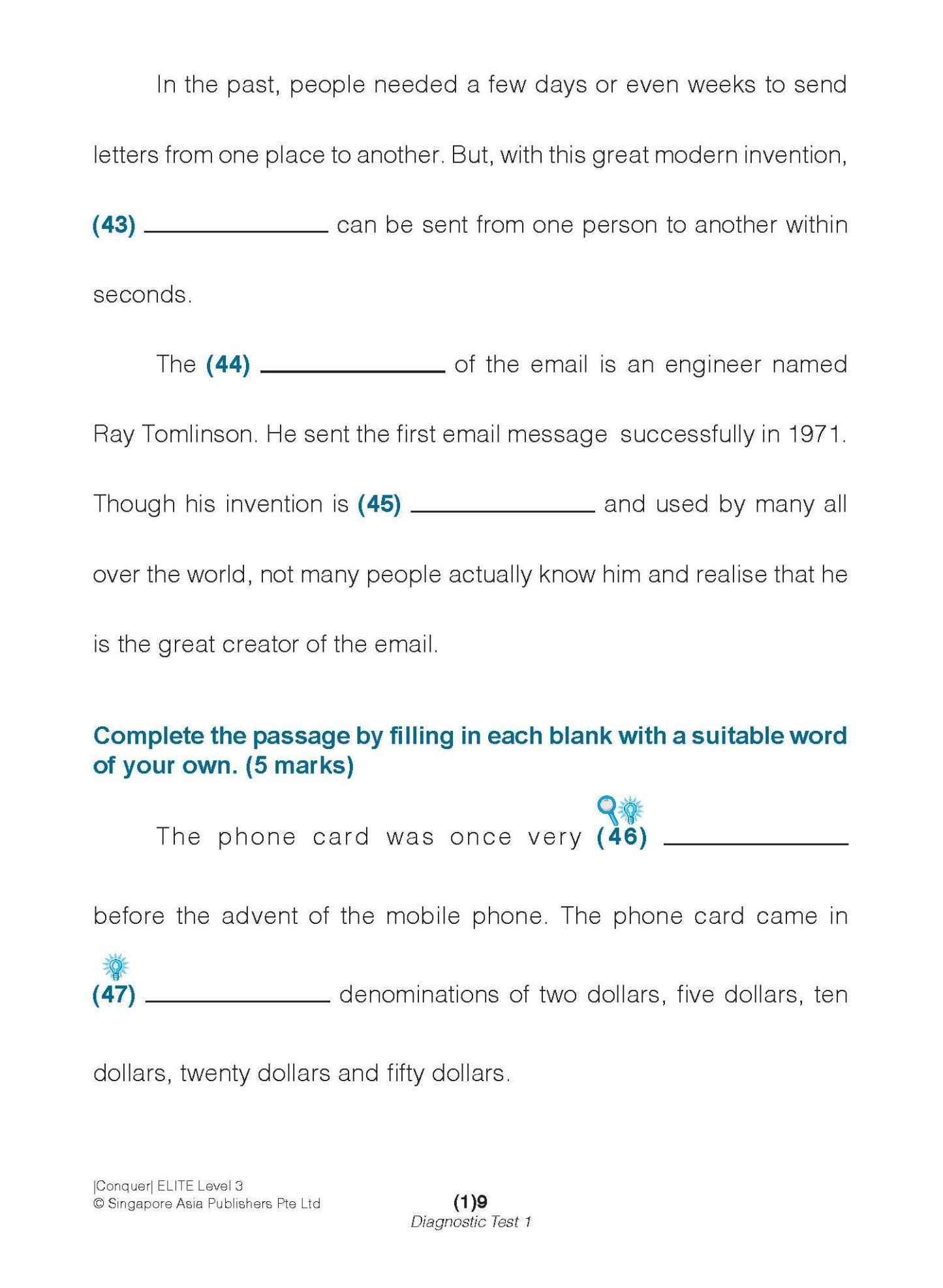 Conquer ELITE (English Language In-depth Tests and Evaluation) PRIMARY LEVEL 3