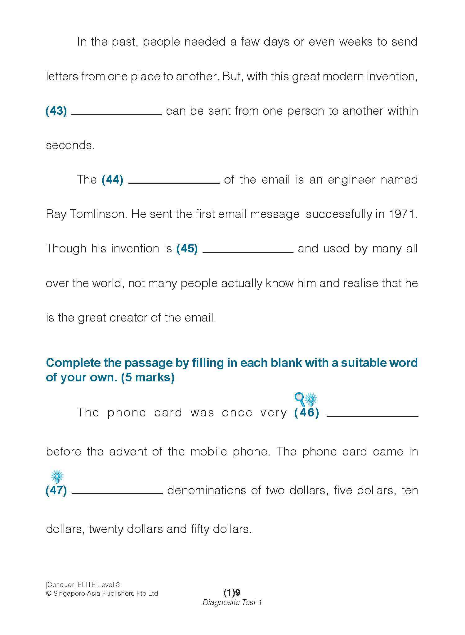 Conquer ELITE (English Language In-depth Tests and Evaluation) PRIMARY LEVEL 3