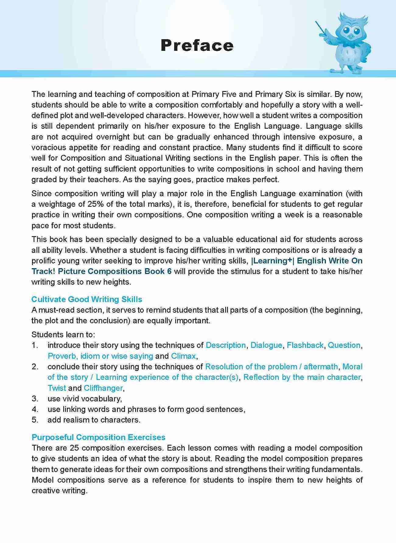 LEARNING+ English Write on Track! PICTURE COMPOSITIONS Book 6