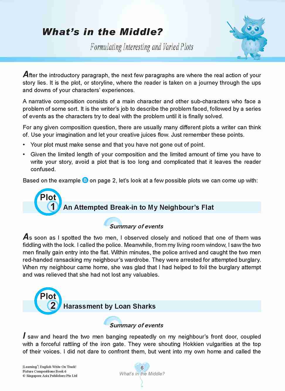 LEARNING+ English Write on Track! PICTURE COMPOSITIONS Book 6