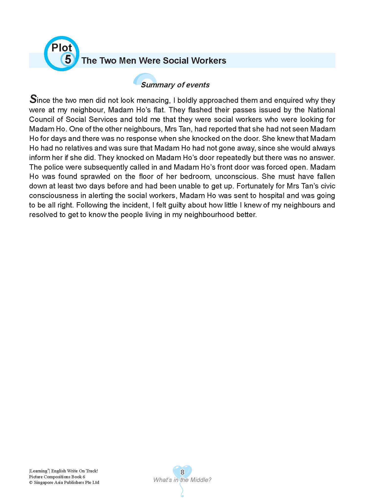 LEARNING+ English Write on Track! PICTURE COMPOSITIONS Book 6