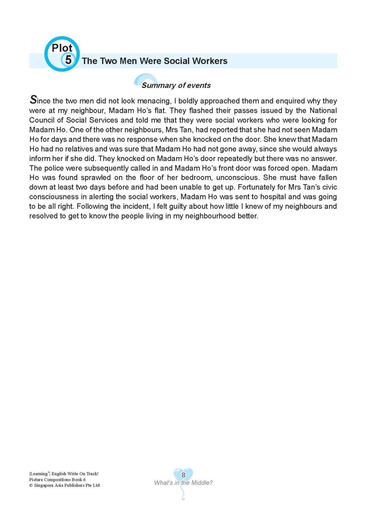 LEARNING+ English Write on Track! PICTURE COMPOSITIONS Book 6