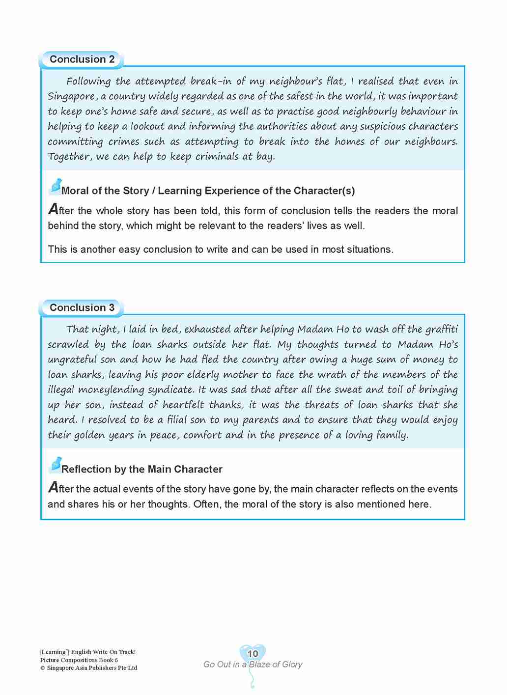 LEARNING+ English Write on Track! PICTURE COMPOSITIONS Book 6