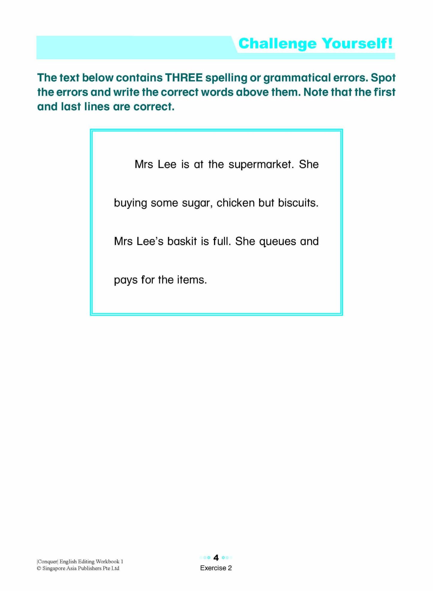 Conquer English Editing Workbook 1