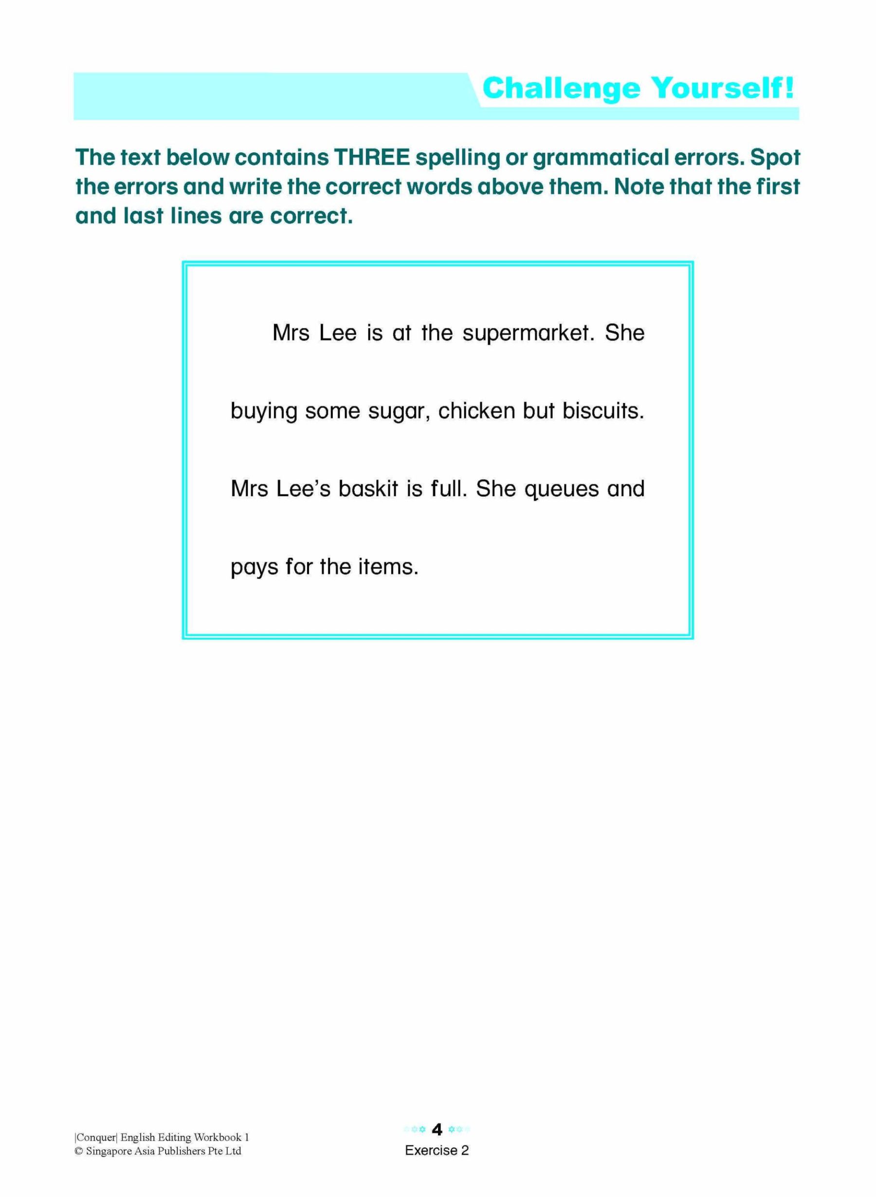 Conquer English Editing Workbook 1