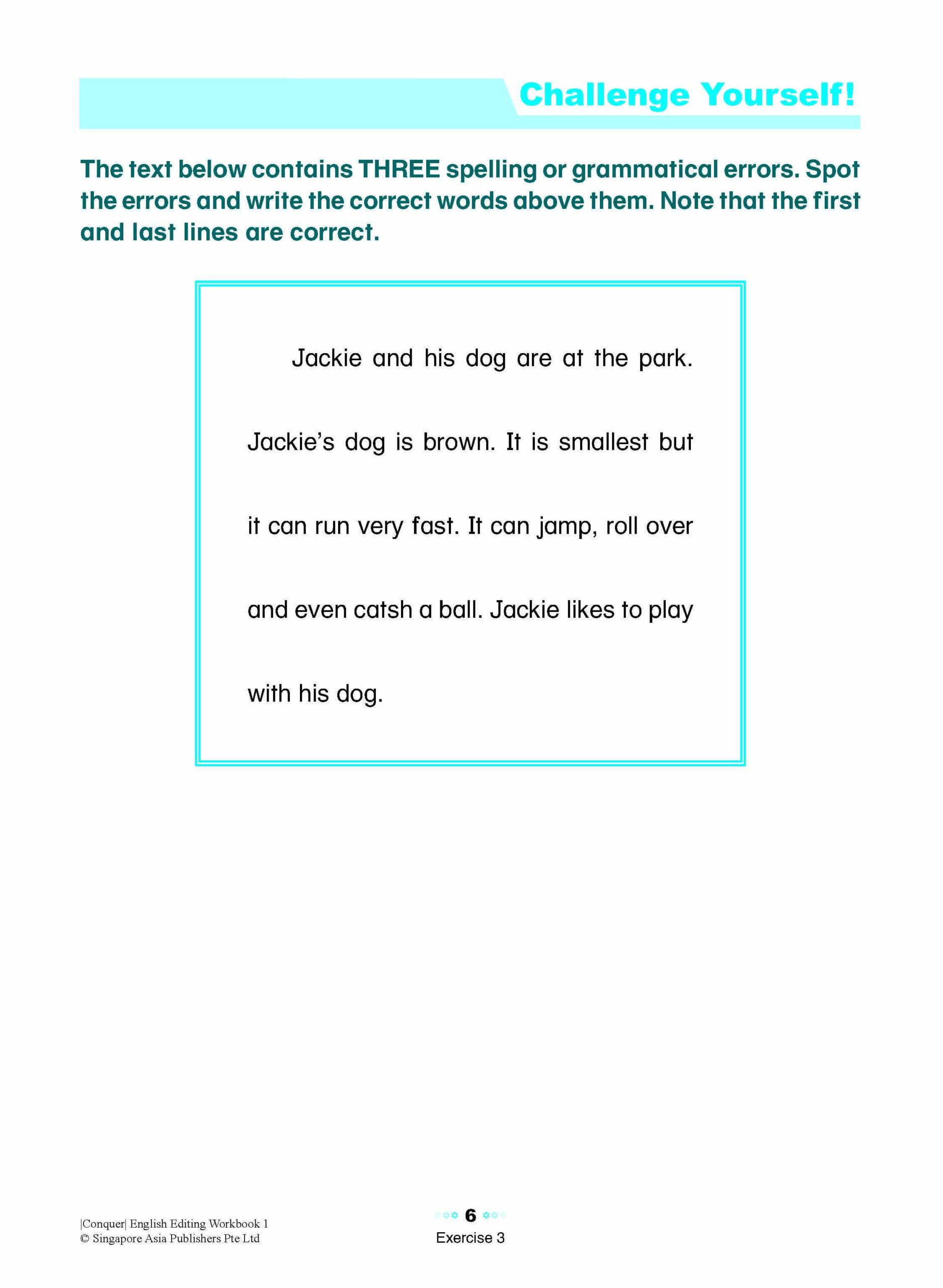 Conquer English Editing Workbook 1