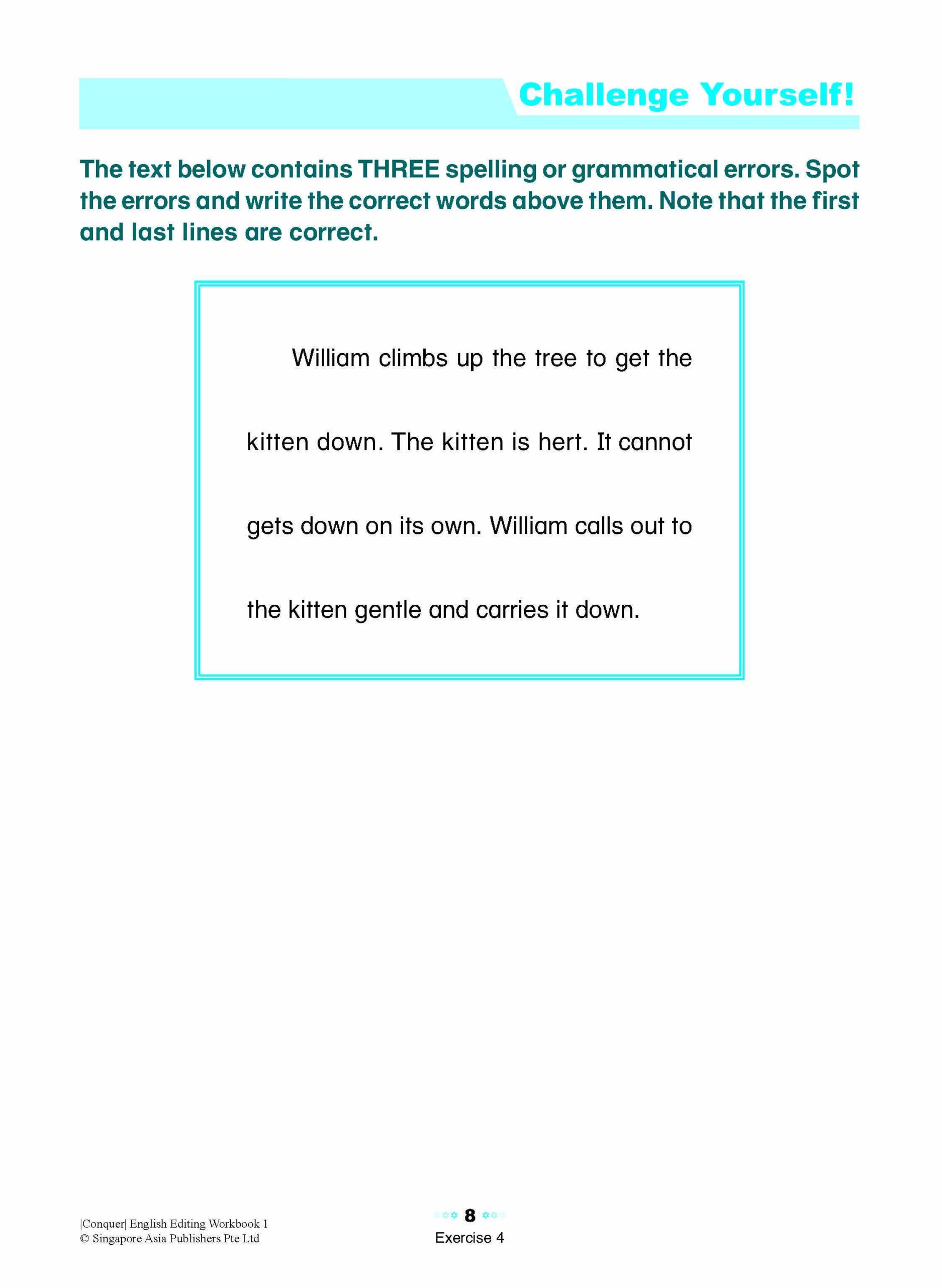 Conquer English Editing Workbook 1