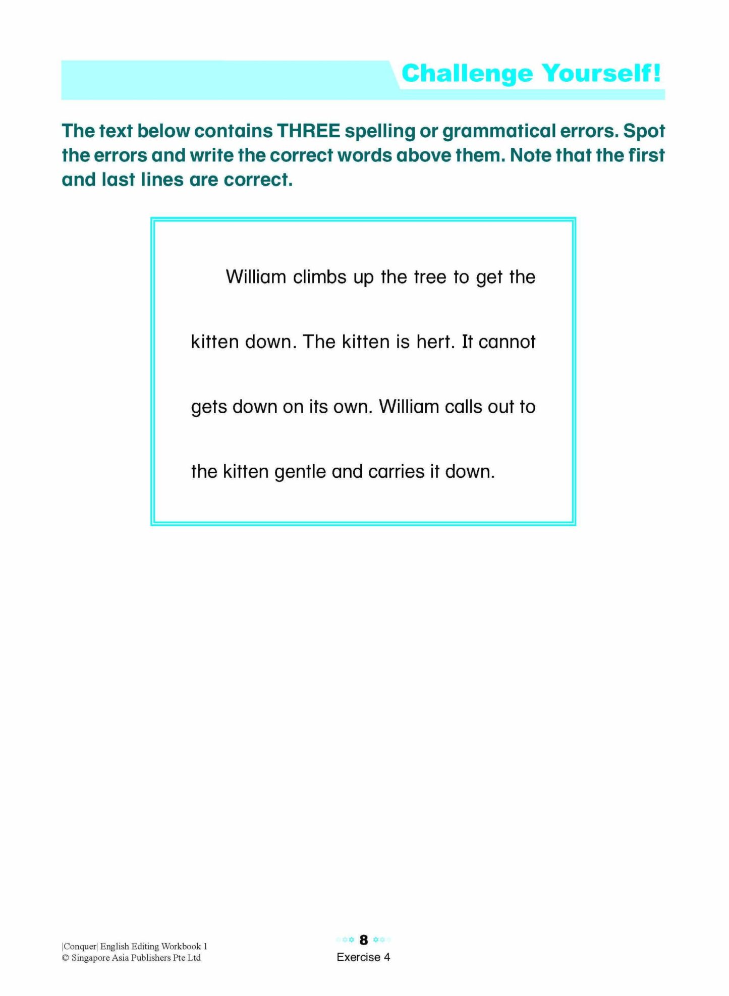 Conquer English Editing Workbook 1