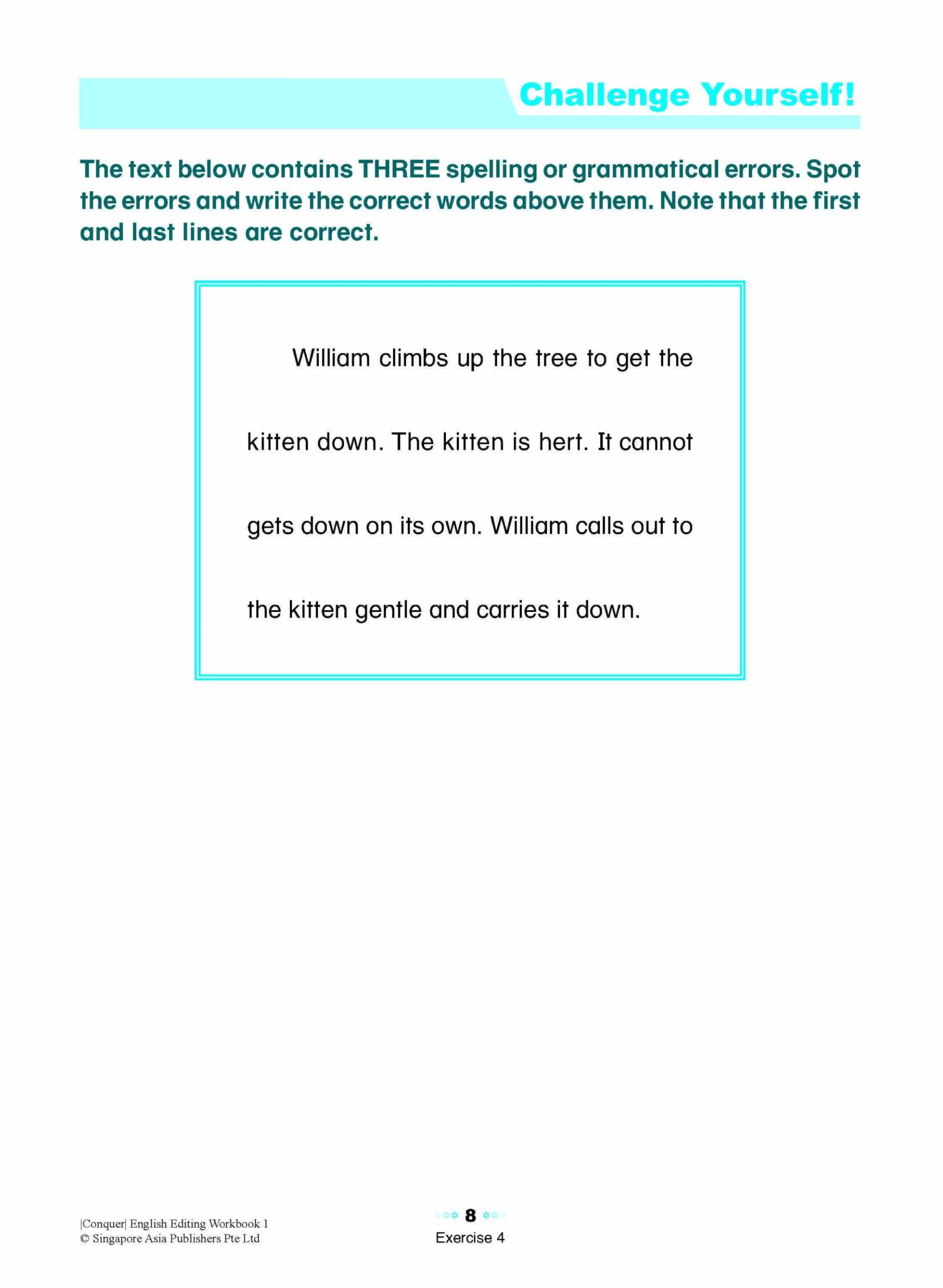 Conquer English Editing Workbook 1