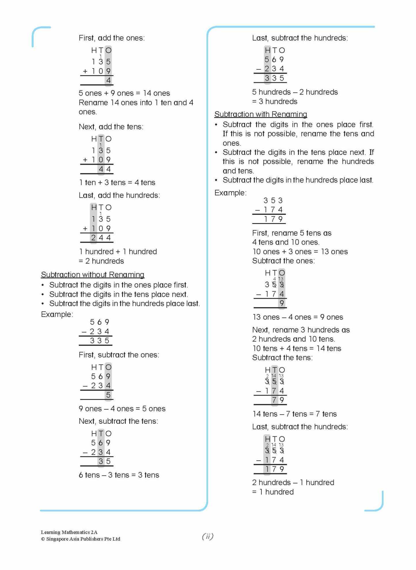 LEARNING MATHEMATICS For Primary Levels 2A