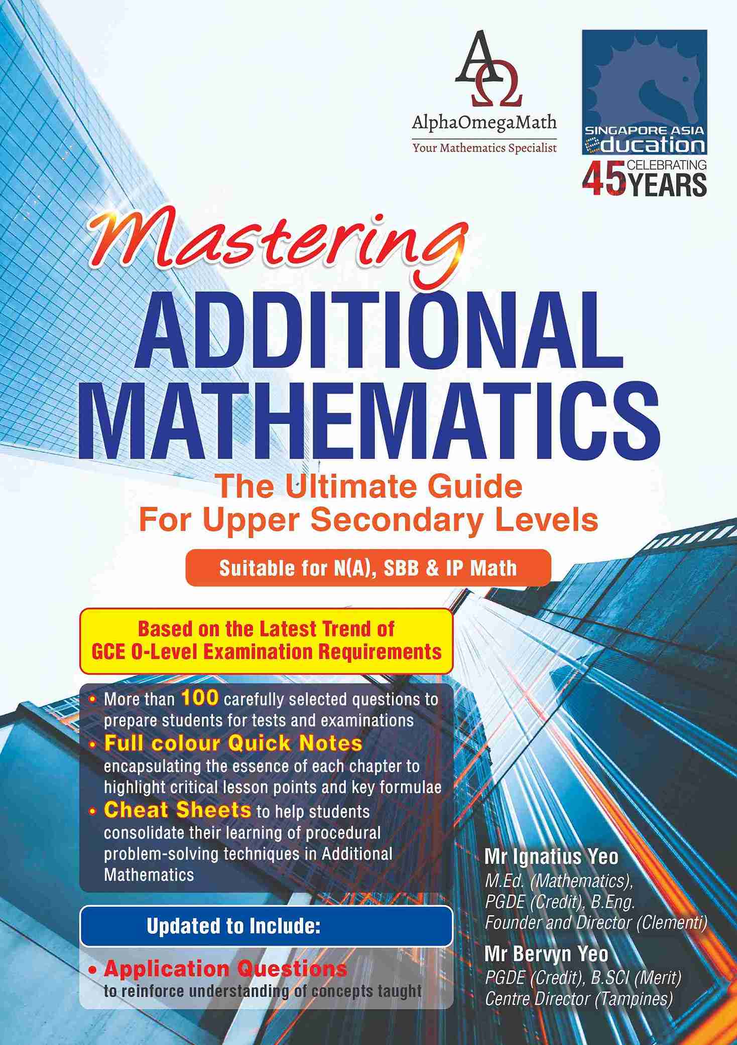 MASTERING ADDITIONAL MATHEMATICS