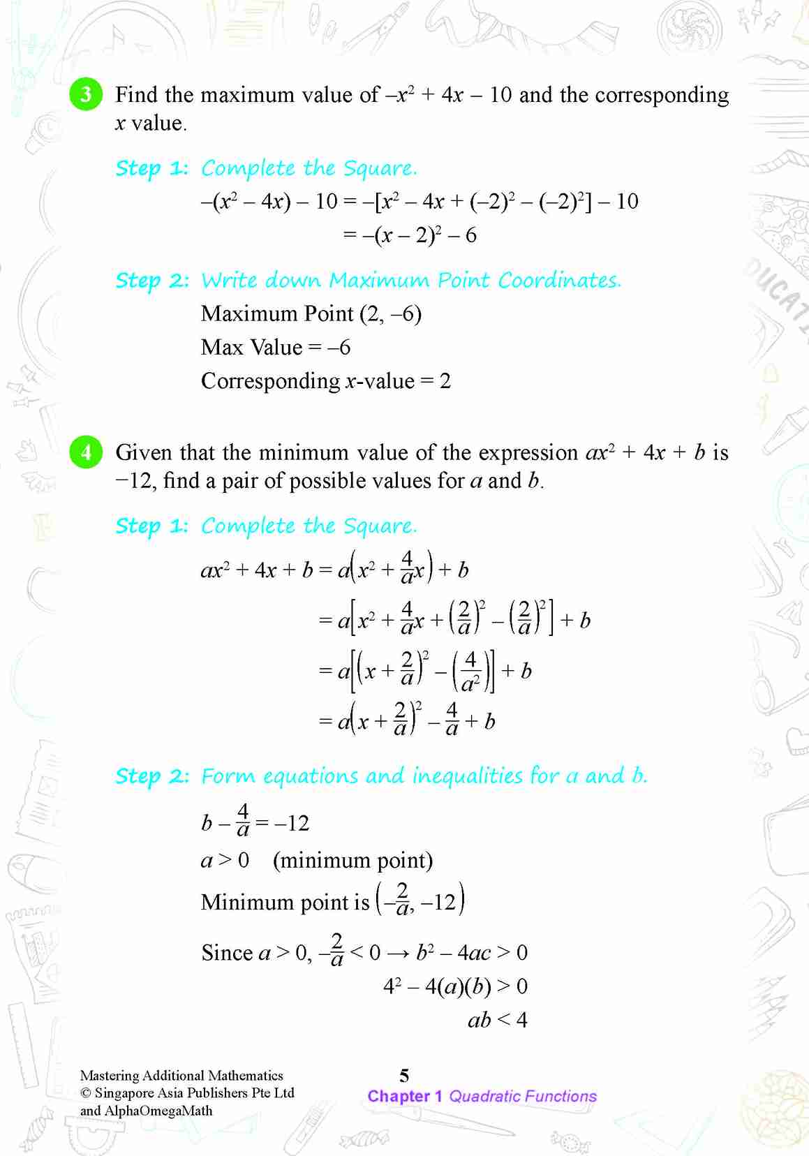 MASTERING ADDITIONAL MATHEMATICS