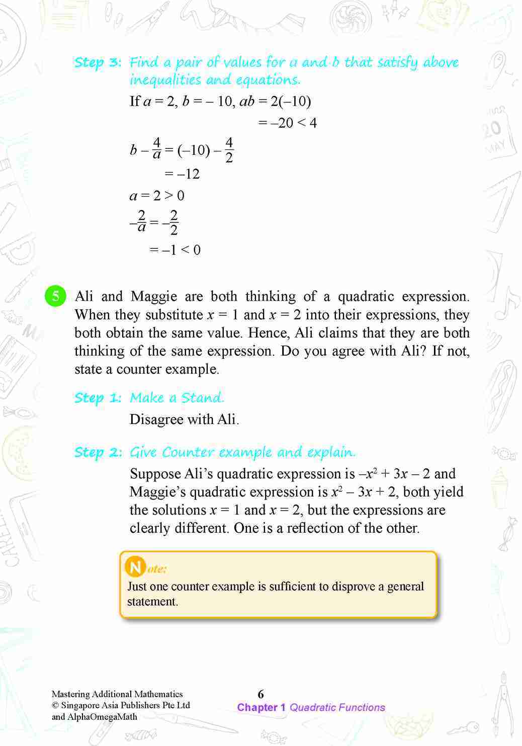 MASTERING ADDITIONAL MATHEMATICS