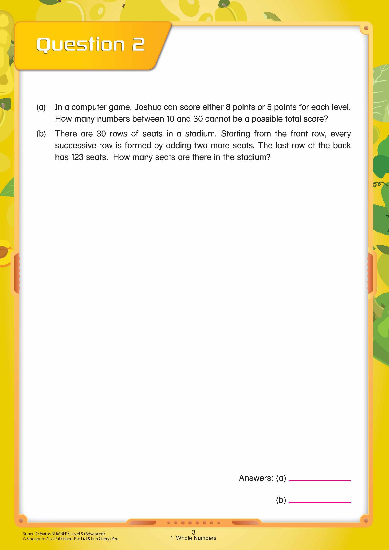 Super IQ Maths NUMBERS Level 5 Advanced (10-11 years)