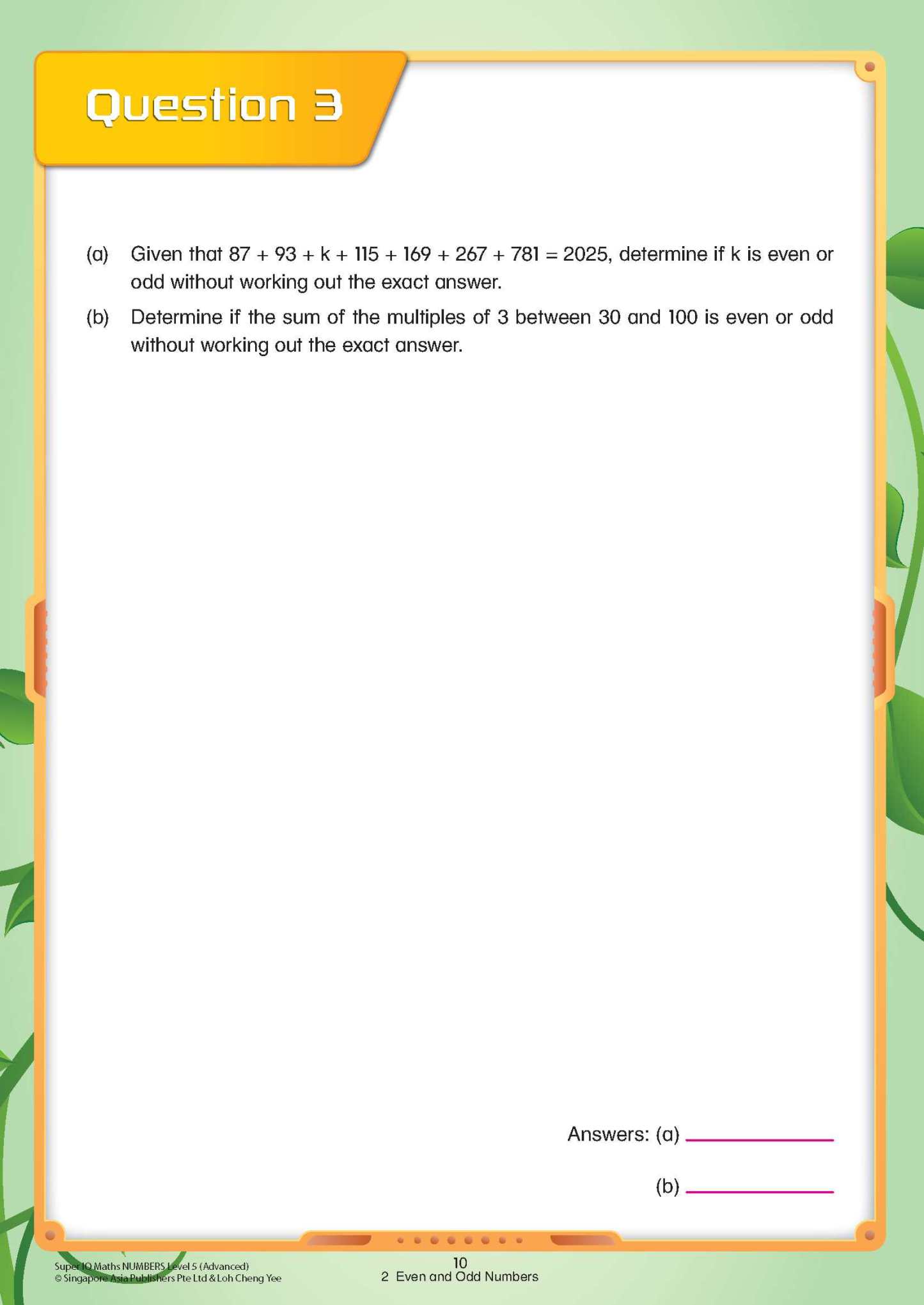 Super IQ Maths NUMBERS Level 5 Advanced (10-11 years)