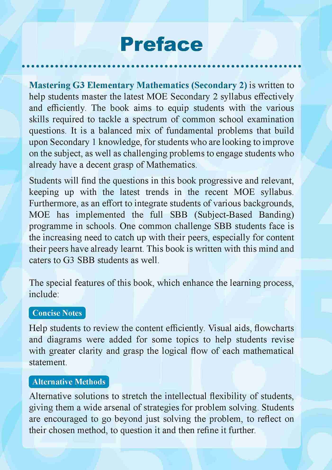 Mastering G3 ELEMENTARY MATHEMATICS Secondary 2