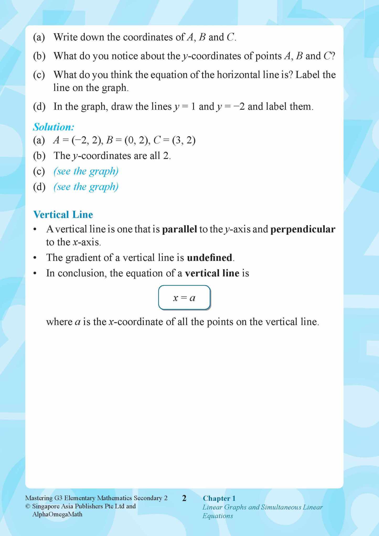 Mastering G3 ELEMENTARY MATHEMATICS Secondary 2