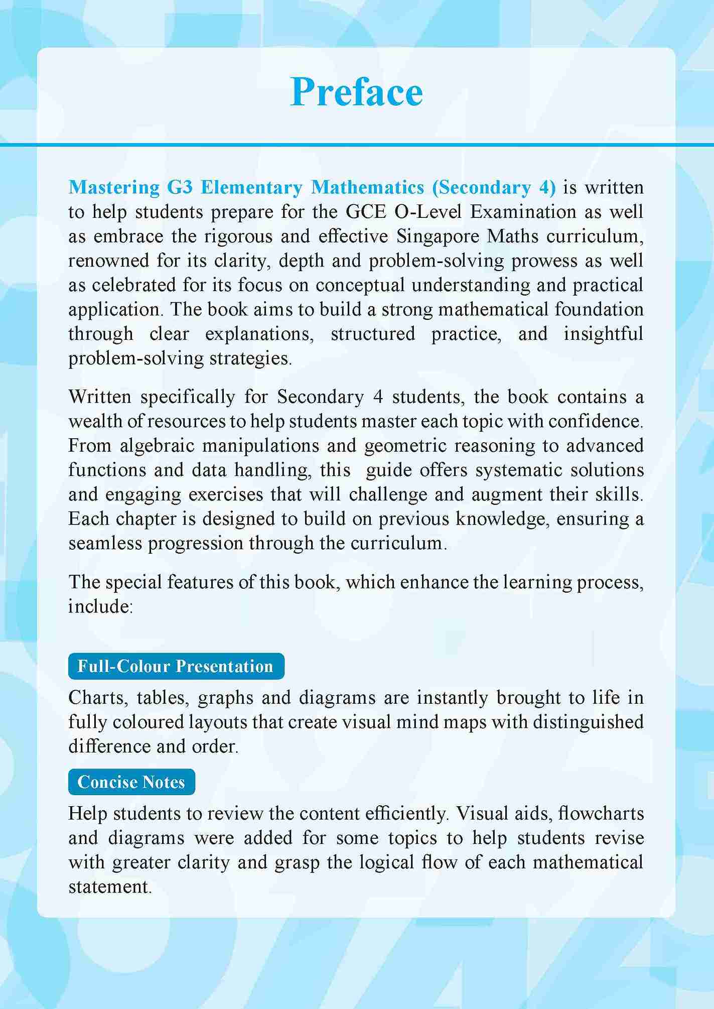 Mastering G3 ELEMENTARY MATHEMATICS Secondary 4