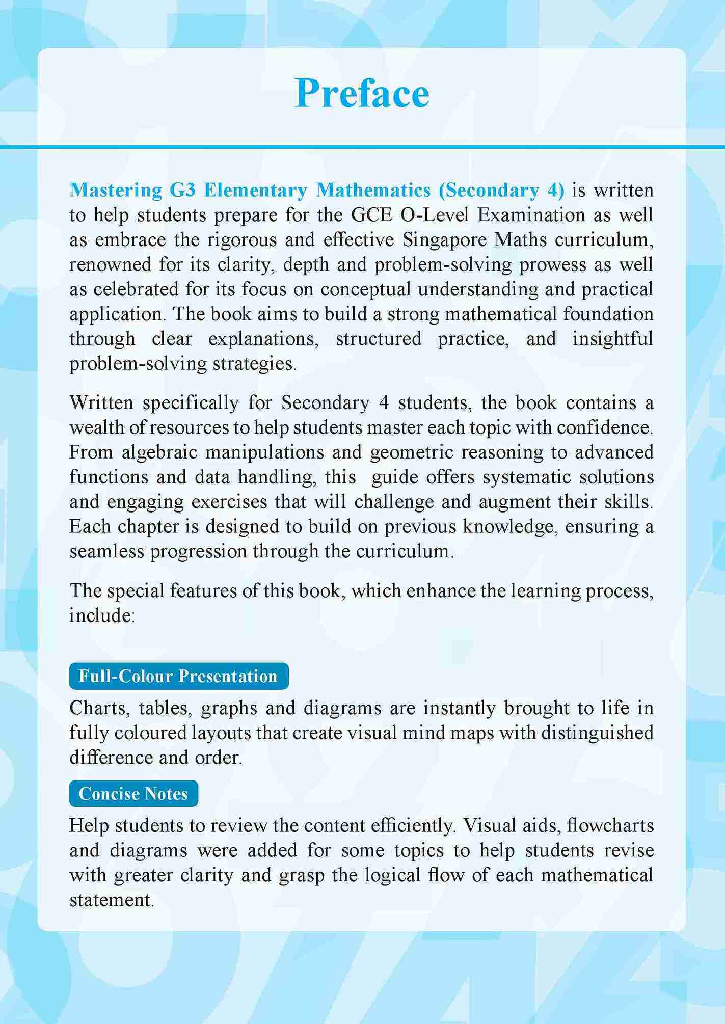 Mastering G3 ELEMENTARY MATHEMATICS Secondary 4