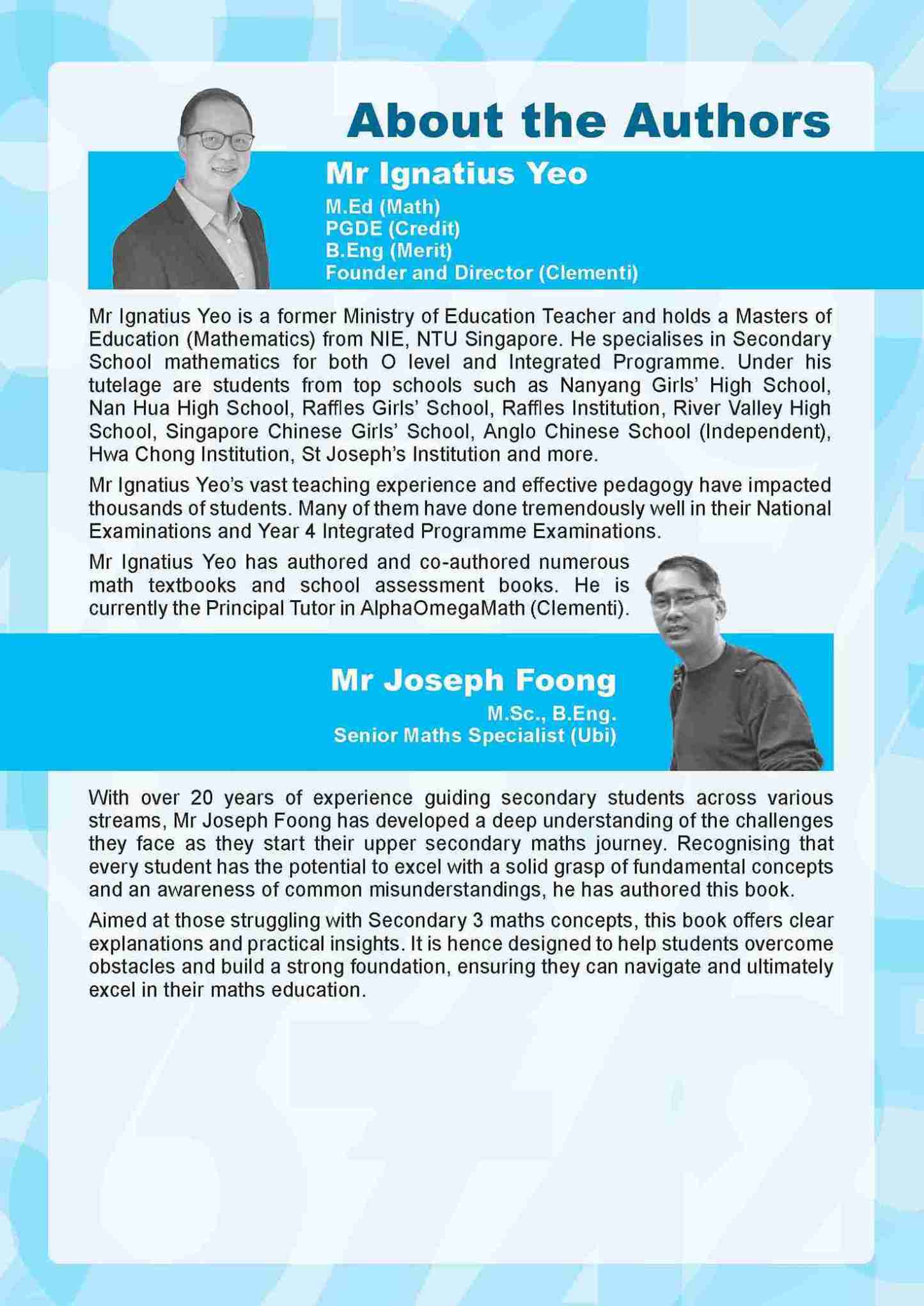 Mastering G3 ELEMENTARY MATHEMATICS Secondary 4