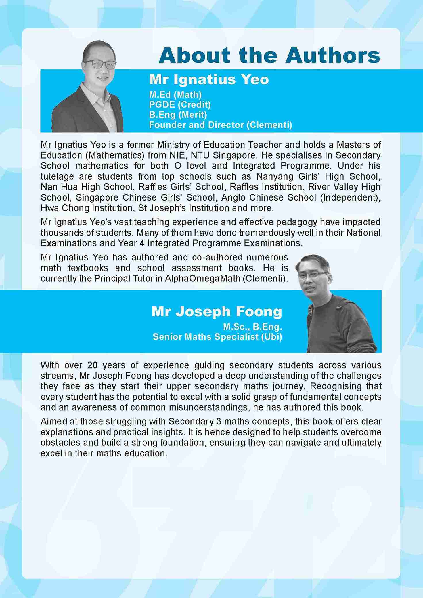 Mastering G3 ELEMENTARY MATHEMATICS Secondary 4