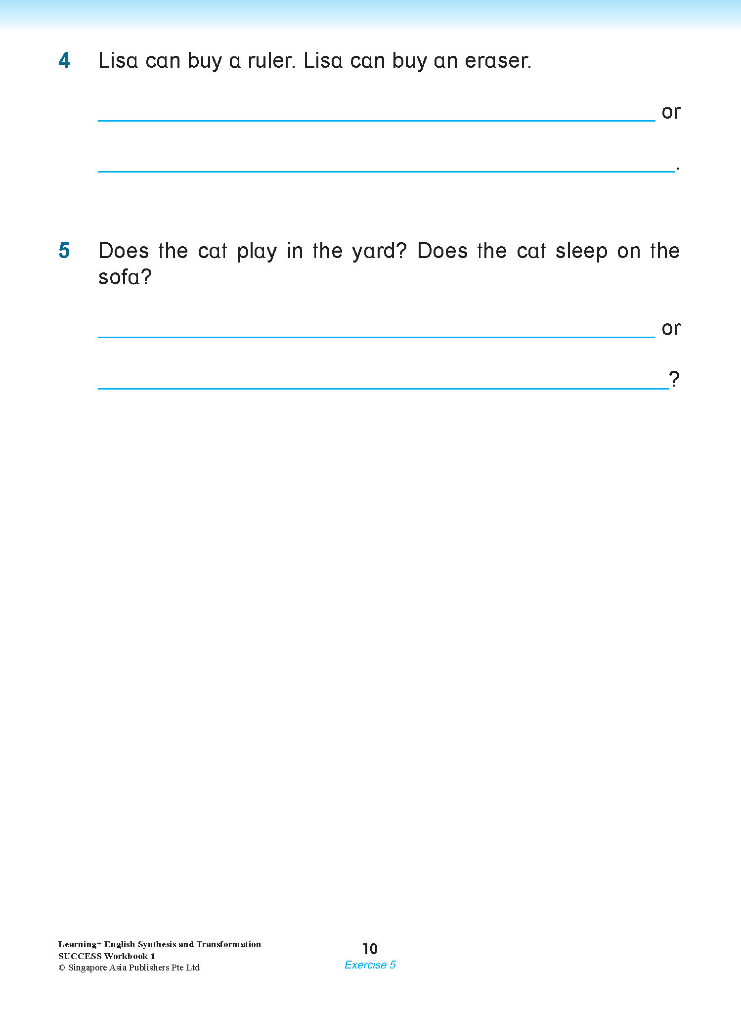 LEARNING+ ENGLISH Synthesis and Transformation SUCCESS Workbook 1
