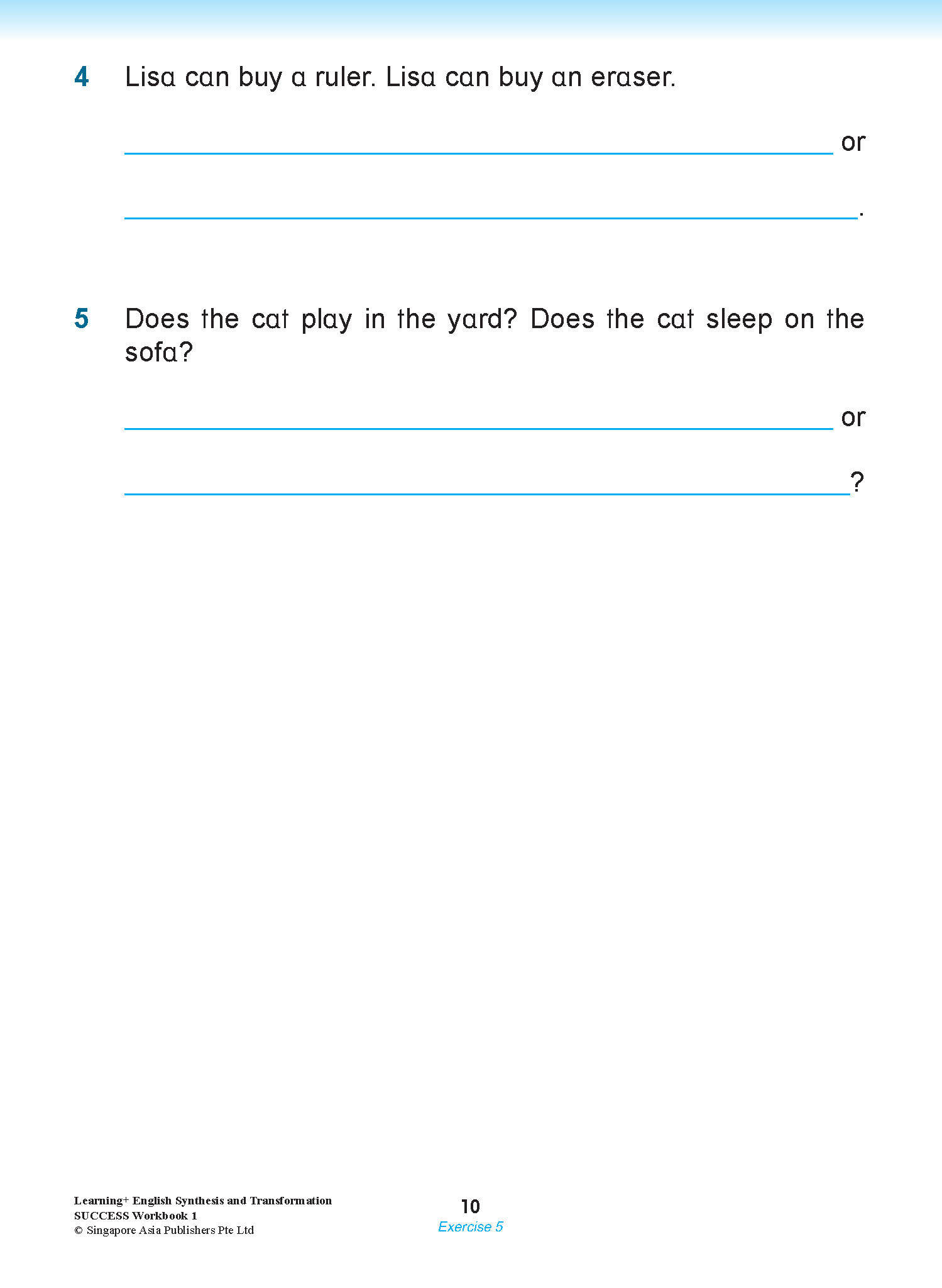LEARNING+ ENGLISH Synthesis and Transformation SUCCESS Workbook 1