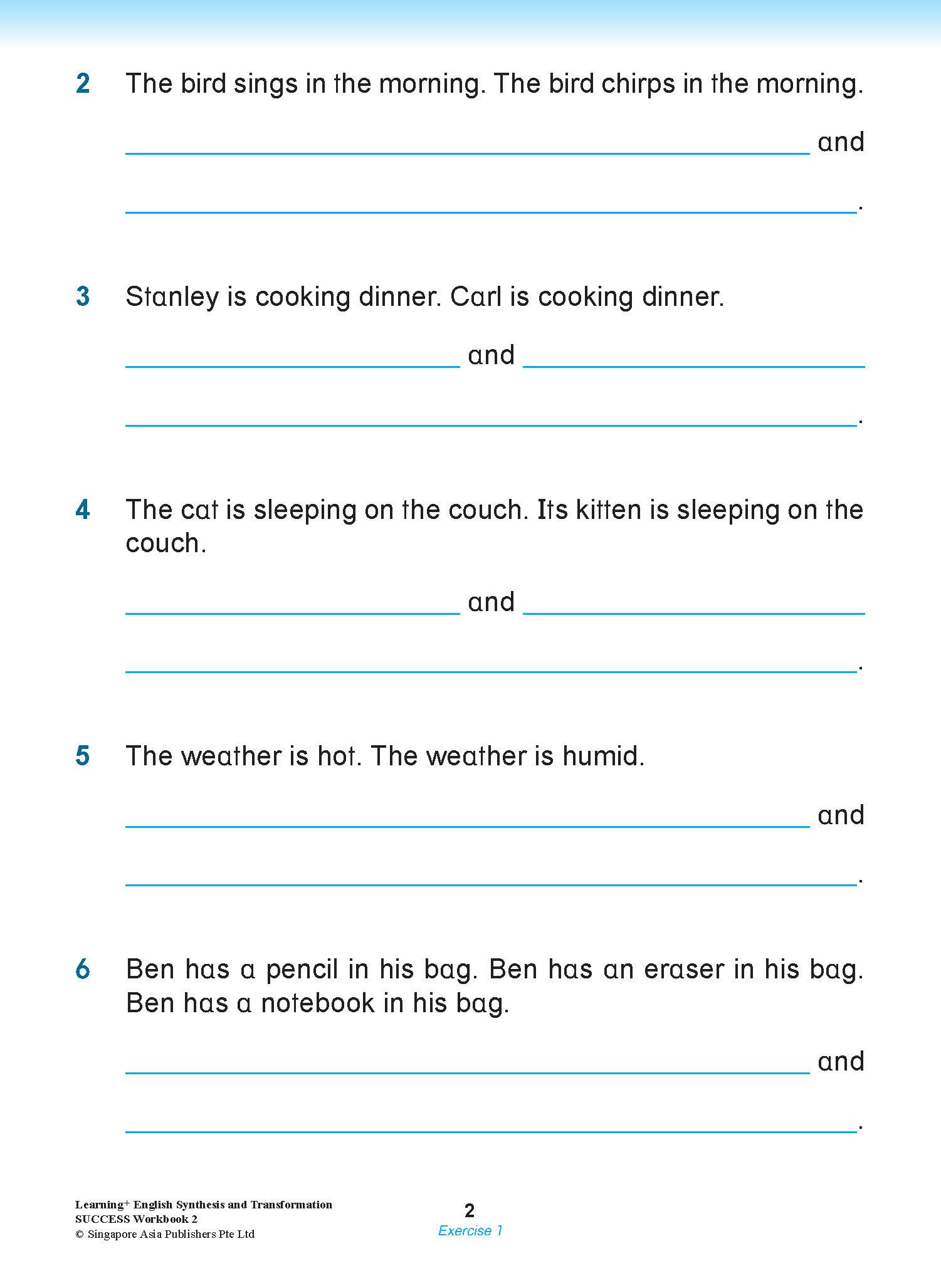 LEARNING+ ENGLISH Synthesis and Transformation SUCCESS Workbook 2