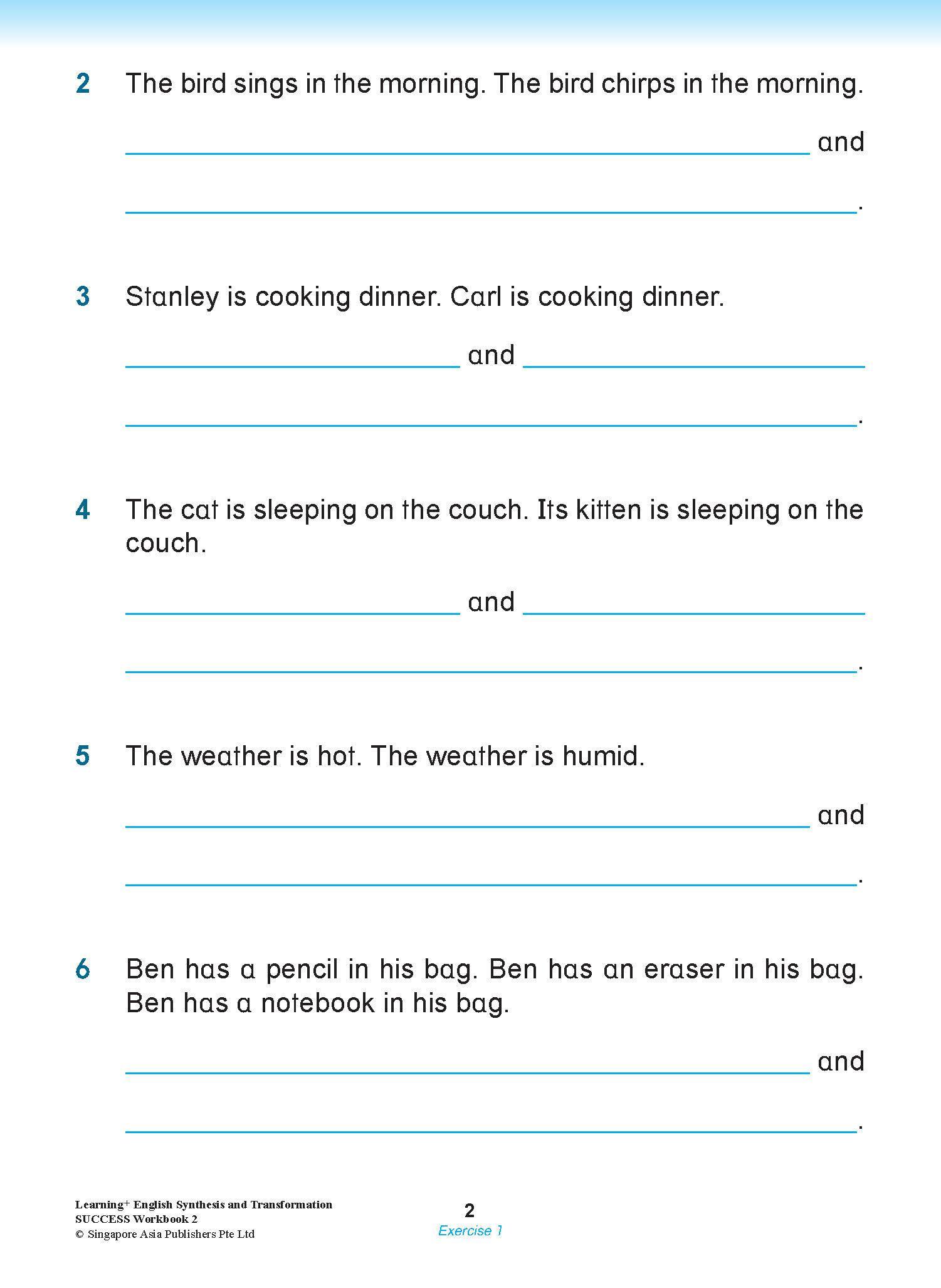 LEARNING+ ENGLISH Synthesis and Transformation SUCCESS Workbook 2