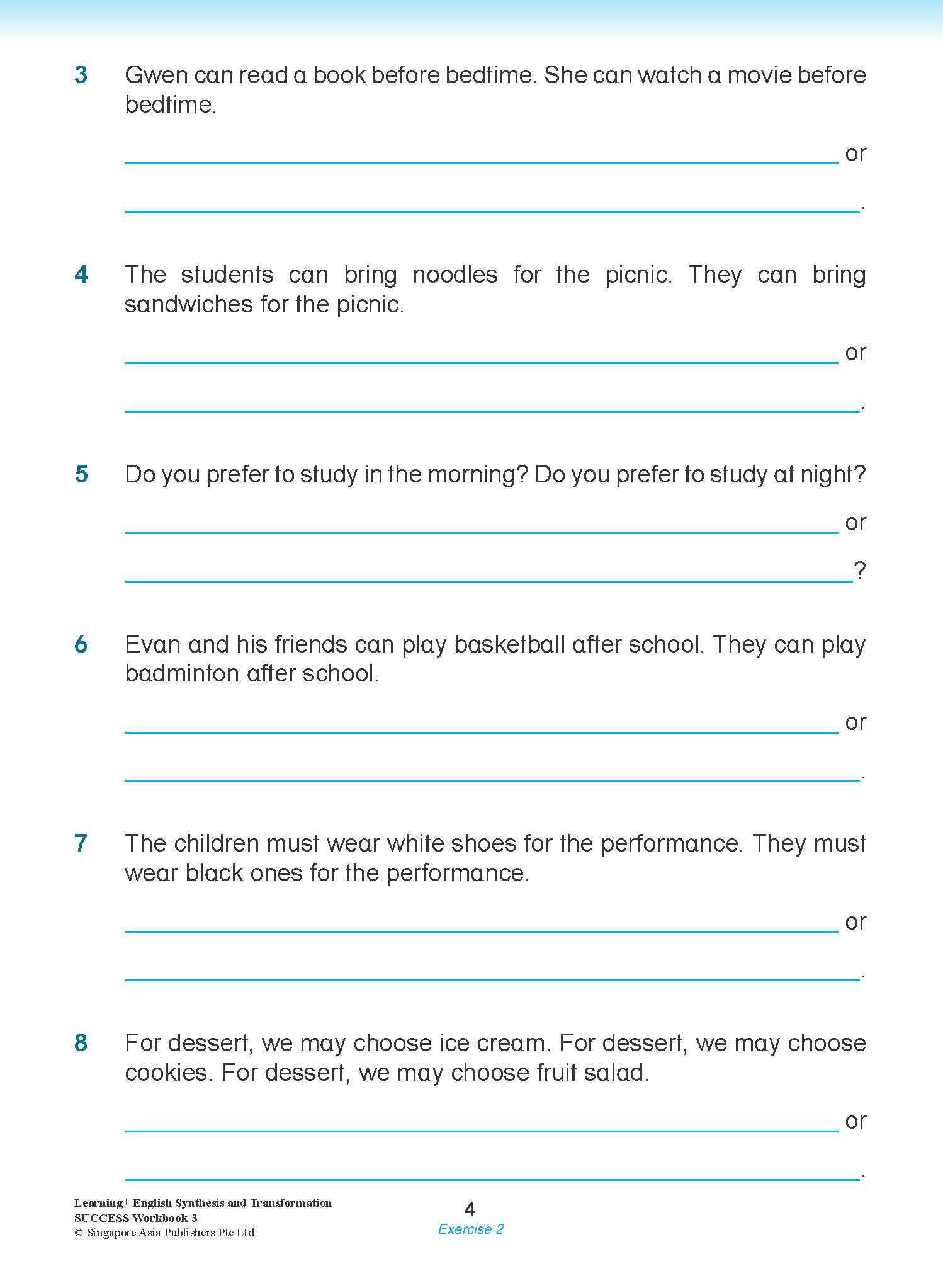 LEARNING+ ENGLISH Synthesis and Transformation SUCCESS Workbook 3