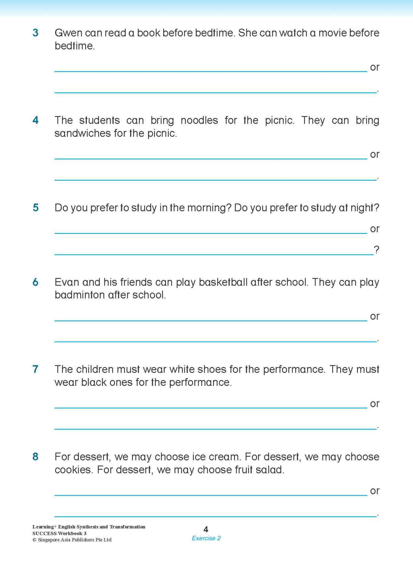 LEARNING+ ENGLISH Synthesis and Transformation SUCCESS Workbook 3