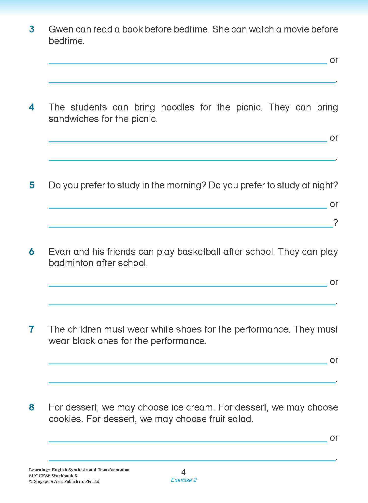 LEARNING+ ENGLISH Synthesis and Transformation SUCCESS Workbook 3
