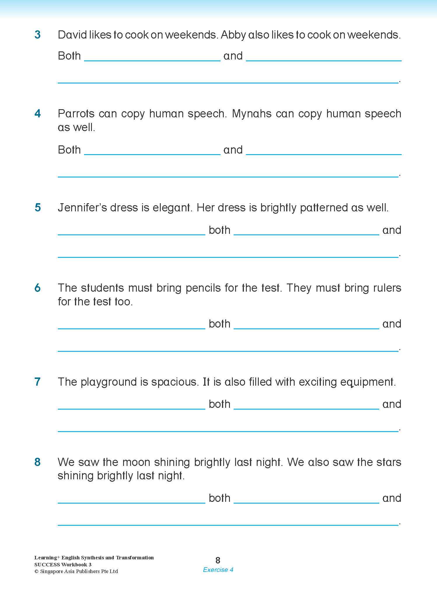 LEARNING+ ENGLISH Synthesis and Transformation SUCCESS Workbook 3