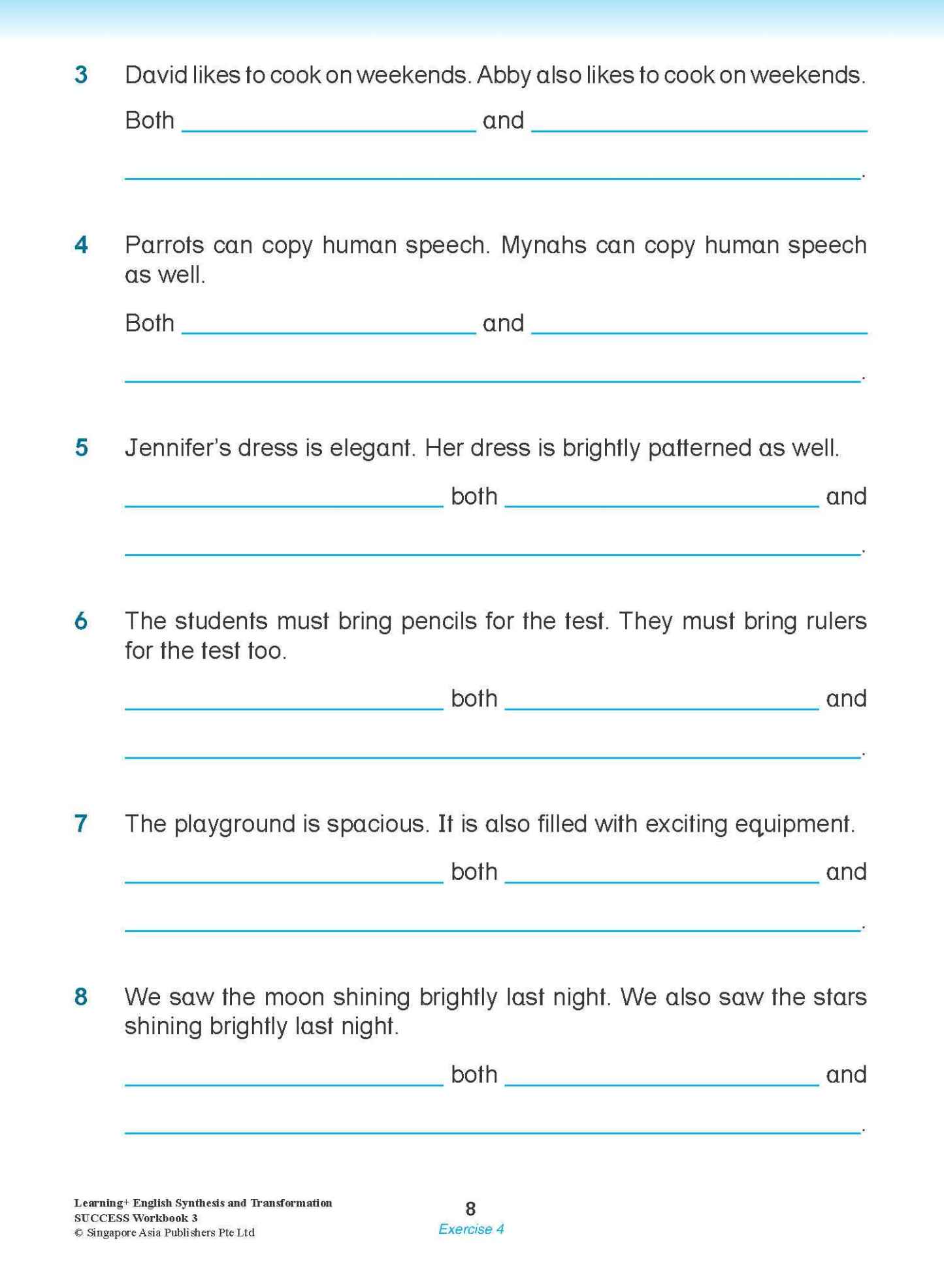 LEARNING+ ENGLISH Synthesis and Transformation SUCCESS Workbook 3