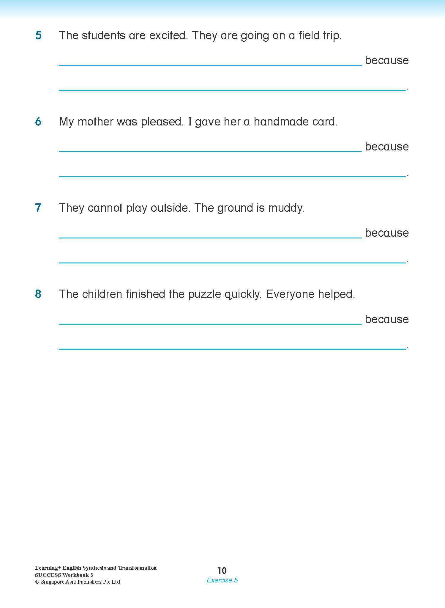 LEARNING+ ENGLISH Synthesis and Transformation SUCCESS Workbook 3