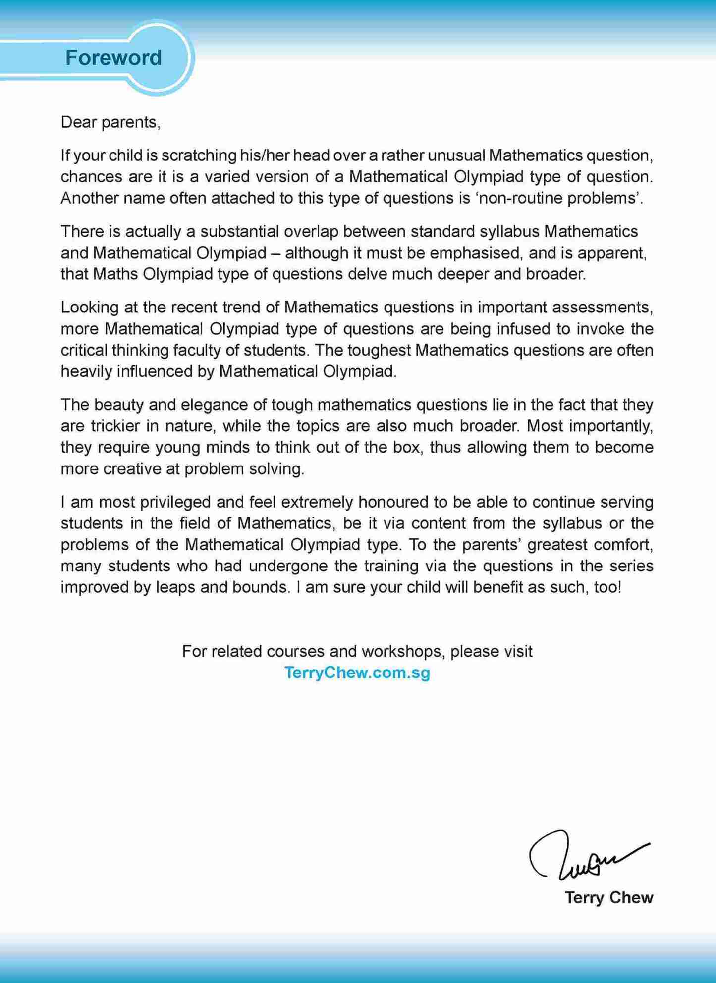 Conquer EXAM-STANDARD Mathematics PROBLEM SUMS with Terry Chew Primary 1