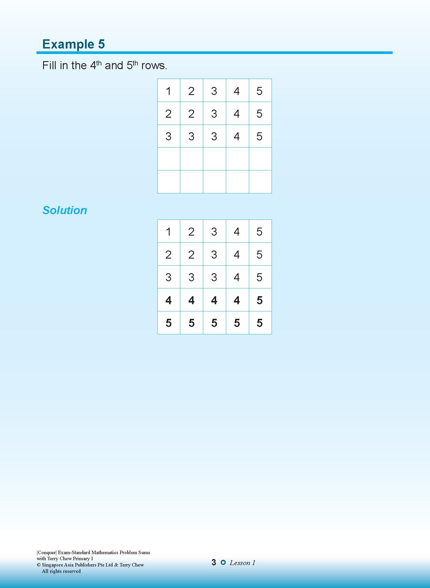 Conquer EXAM-STANDARD Mathematics PROBLEM SUMS with Terry Chew Primary 1