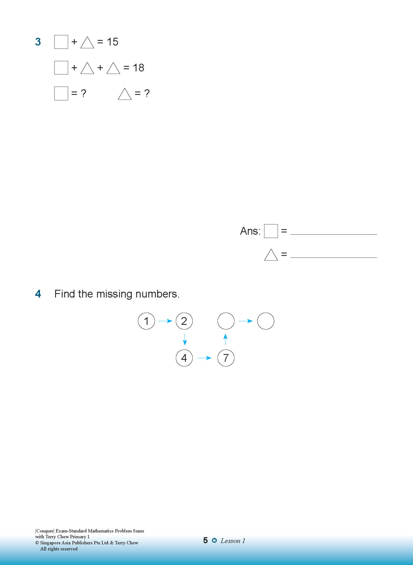 Conquer EXAM-STANDARD Mathematics PROBLEM SUMS with Terry Chew Primary 1