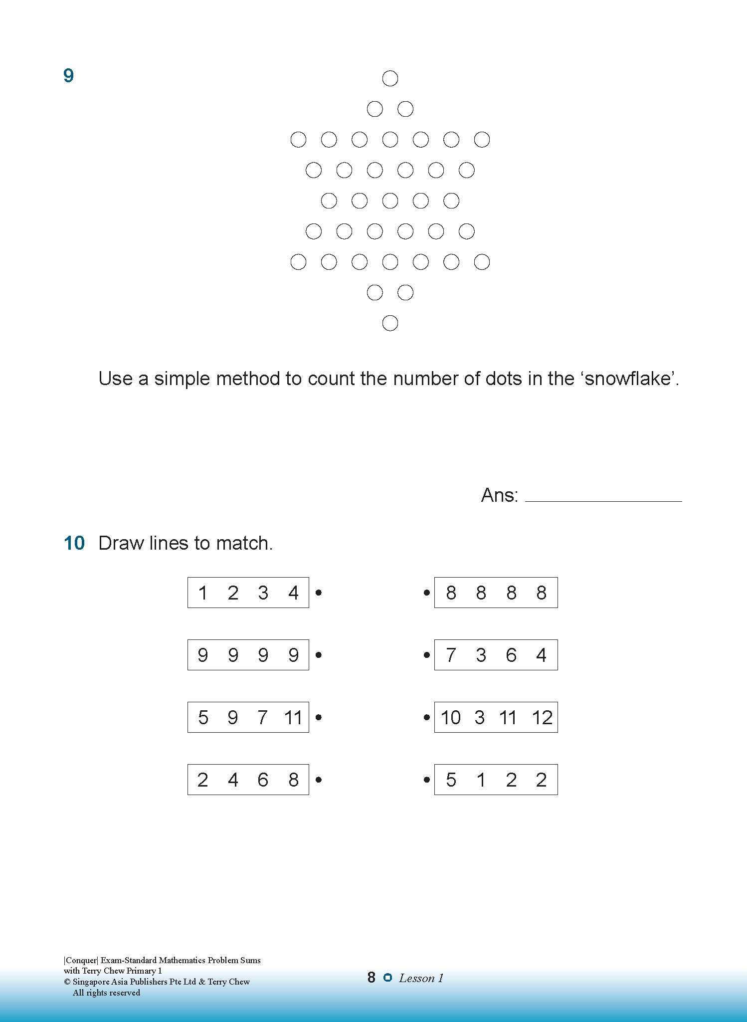 Conquer EXAM-STANDARD Mathematics PROBLEM SUMS with Terry Chew Primary 1