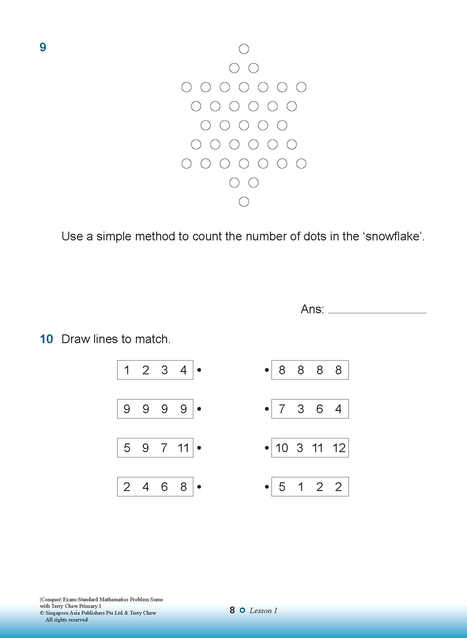 Conquer EXAM-STANDARD Mathematics PROBLEM SUMS with Terry Chew Primary 1