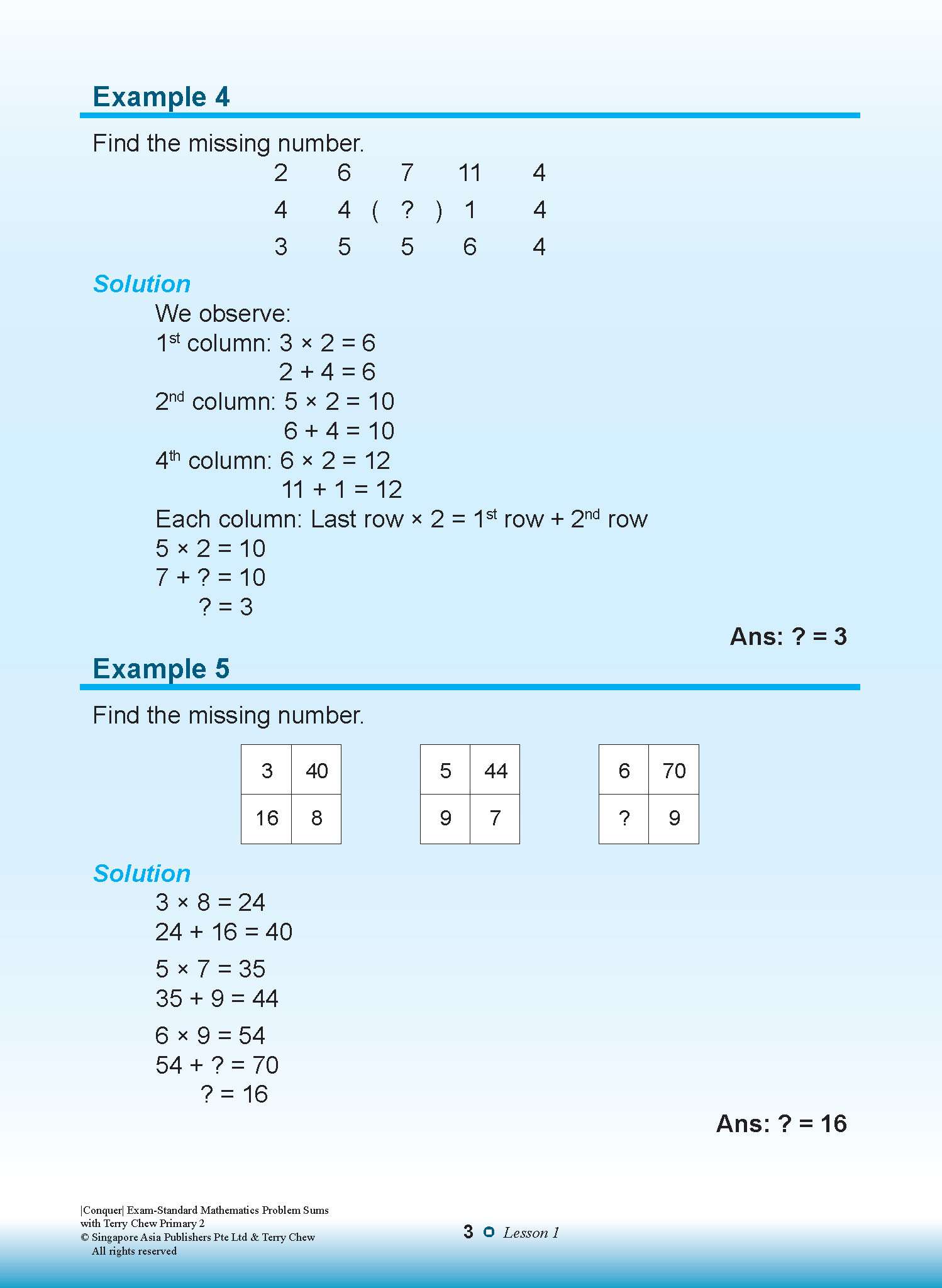 Conquer EXAM-STANDARD Mathematics PROBLEM SUMS with Terry Chew Primary 2