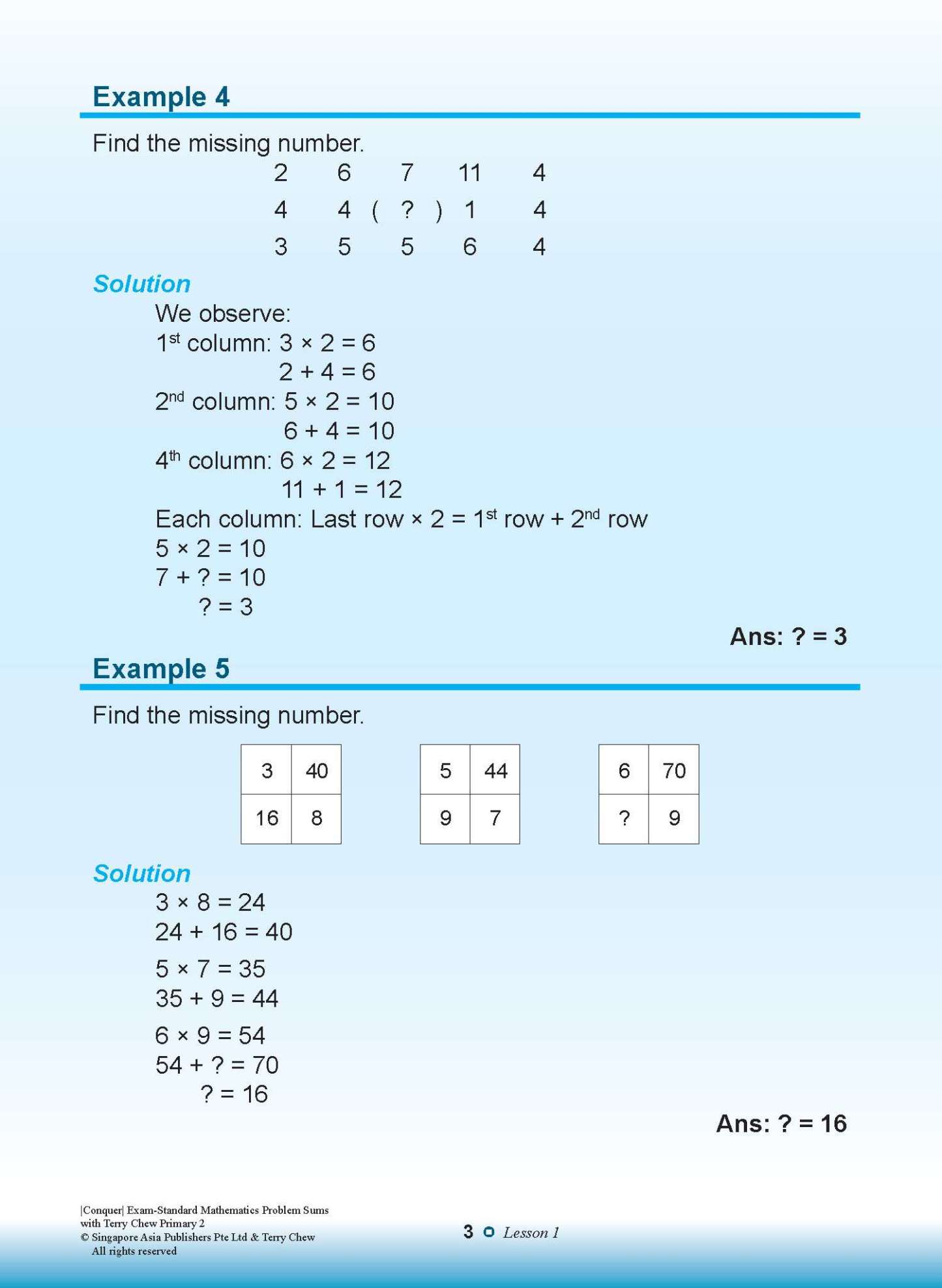 Conquer EXAM-STANDARD Mathematics PROBLEM SUMS with Terry Chew Primary 2